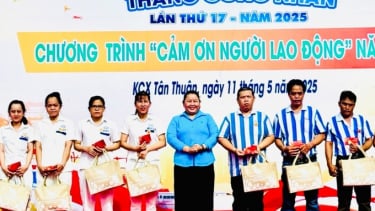 TP. HCM: Chăm lo 15.000 đoàn viên, công nhân lao động trong Tháng Công nhân 2025