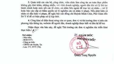 Bình Dương: Sở y tế cảnh báo tình trạng lừa đảo trong lĩnh vực an toàn thực phẩm