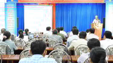 Cà Mau: Tập huấn giám sát sự kiện và phần mềm báo cáo bệnh truyền nhiễm cho tuyến huyện và bệnh viện