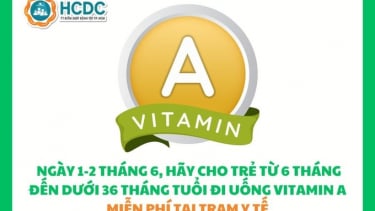 Bổ sung Vitamin A kịp thời cho trẻ từ 6 đến dưới 36 tháng tuổi
