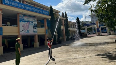 Gia Lai: Kiểm tra an toàn phòng cháy, chữa cháy tại các điểm thi tốt nghiệp THPT