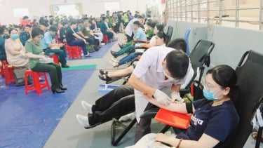 Hơn 600 người ở Khánh Hòa nô nức đi hiến máu tình nguyện