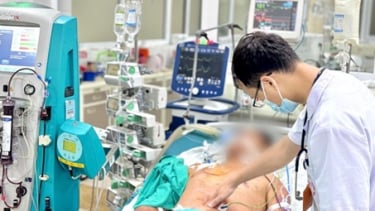 Ba ngày sau khi ăn tiết canh, người đàn ông tím toàn thân do liên cầu lợn