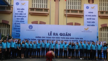 Bảo hiểm xã hội khu vực XXI ra quân vận động triển khai bảo hiểm xã hội, bảo hiểm y tế