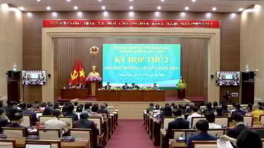 Khai mạc Kỳ họp thứ 2, HĐND tỉnh khóa XIII, nhiệm kỳ 2021 - 2026