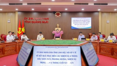 Sở Y tế tỉnh Quảng Ngãi hướng đến những nhiệm vụ trọng tâm 6 tháng cuối năm 2025