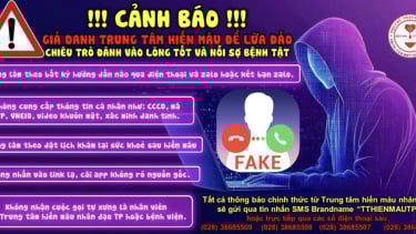 Sở Y tế TP.HCM cảnh báo thủ đoạn giả mạo cán bộ y tế lừa đảo người hiến máu