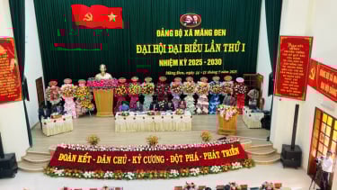 Quảng Ngãi: Người dân phấn khởi, tin tưởng sau khi hoàn thành Đại hội Đảng bộ cấp xã lần thứ I