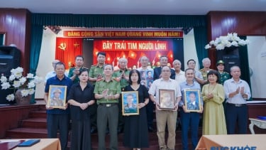 Trao di ảnh Anh hùng liệt sĩ Công an nhân dân: Gửi ký ức, lan tỏa tri ân