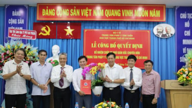 Bác sĩ Trịnh Văn Phong làm Phó Giám đốc Trung tâm Pháp y Tâm thần khu vực TP.HCM