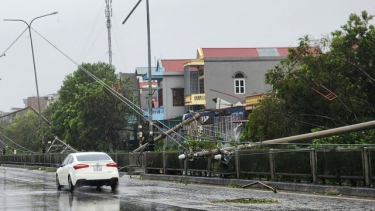 Quảng Ninh mưa lớn, nhiều nơi vẫn mất điện sau bão Yagi