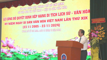 TP. HCM: Công bố quyết định xếp hạng di tích cấp Thành phố nhân kỷ niệm Ngày Di sản văn hóa Việt Nam lần thứ XIX