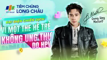 Quang Hùng MasterD là cái tên được Tiêm chủng Long Châu 'chọn mặt gửi vàng' trong chiến dịch mới