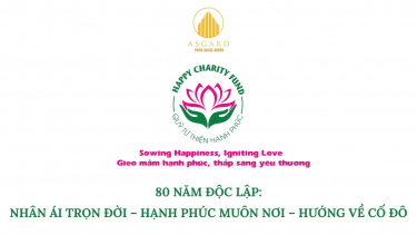 Quỹ Từ thiện Hạnh Phúc triển khai chương trình “80 năm độc lập: Nhân ái trọn đời - Hạnh phúc muôn nơi - Hướng về Cố Đô”