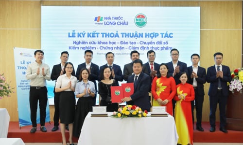 Long Châu hợp tác cùng Viện Kiểm nghiệm ATVSTP  Quốc gia – Bộ Y tế - 'kiểm tra kép vì sức khỏe người dân và khách hàng”