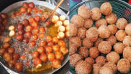 Top 10 địa điểm bán bánh rán vỉa hè ngon nhất Hà Nội