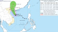 Bão số 1 Maysak tăng tốc hướng vào Vịnh Bắc Bộ, miền Bắc mưa rất to
