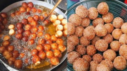 Top 10 địa điểm bán bánh rán vỉa hè ngon nhất Hà Nội