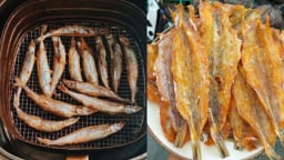Làm cá khô bằng nồi chiên không dầu, lò vi sóng hay lò nướng, cách nào ngon hơn?