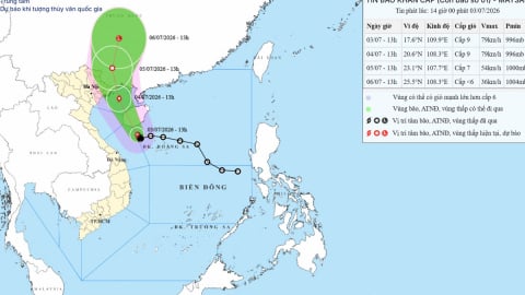 Bão số 1 Maysak tăng tốc hướng vào Vịnh Bắc Bộ, miền Bắc mưa rất to
